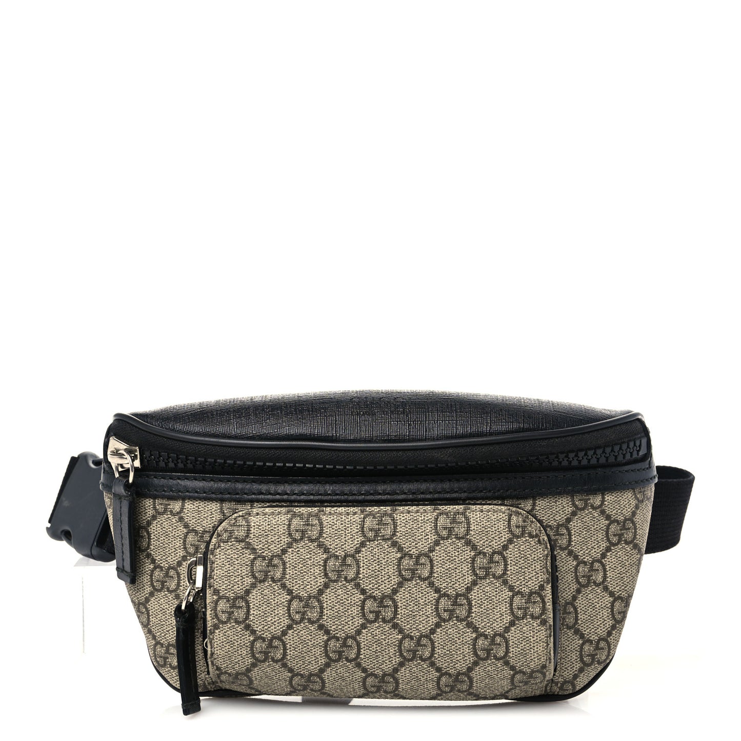 GG Supreme Monogram Belt Bag Black
