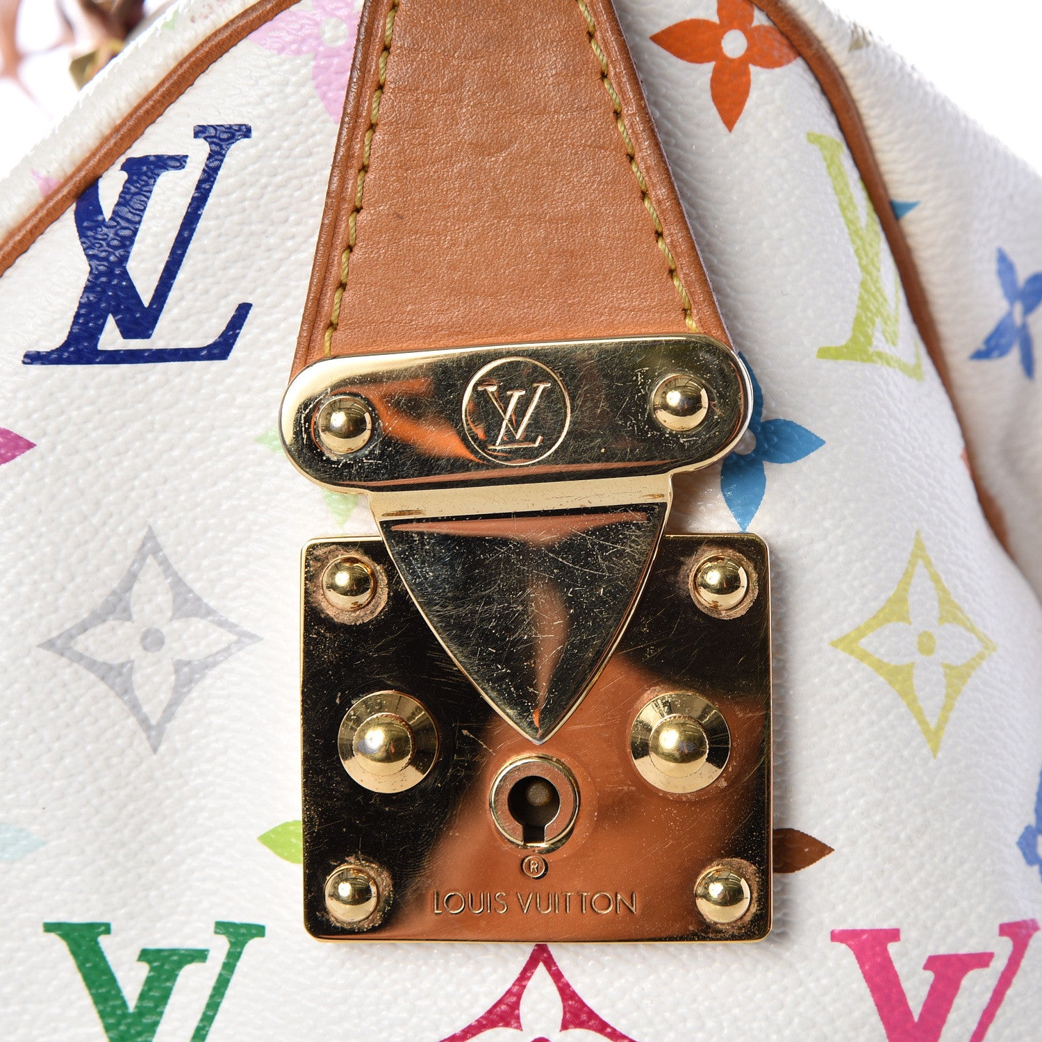 Louis Vuitton Monogram Multicolor Speedy 30 White 12 of 14