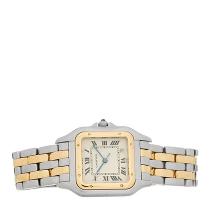 Cartier Stainless Steel 18K Yellow Gold 27mm Panthere Quartz Watch 2 of 4