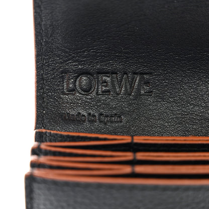 Loewe Grained Calfskin Anagram Gusset Wallet Black 6 of 12