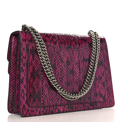 Gucci Elaphe Dragon Embroidered Medium Dionysus Shoulder Bag Violet Cyclamen Multicolor 3 of 9