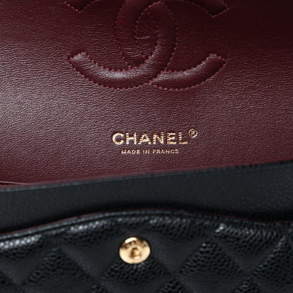 Chanel Caviar Quilted Medium Double Flap Black 6 of 11