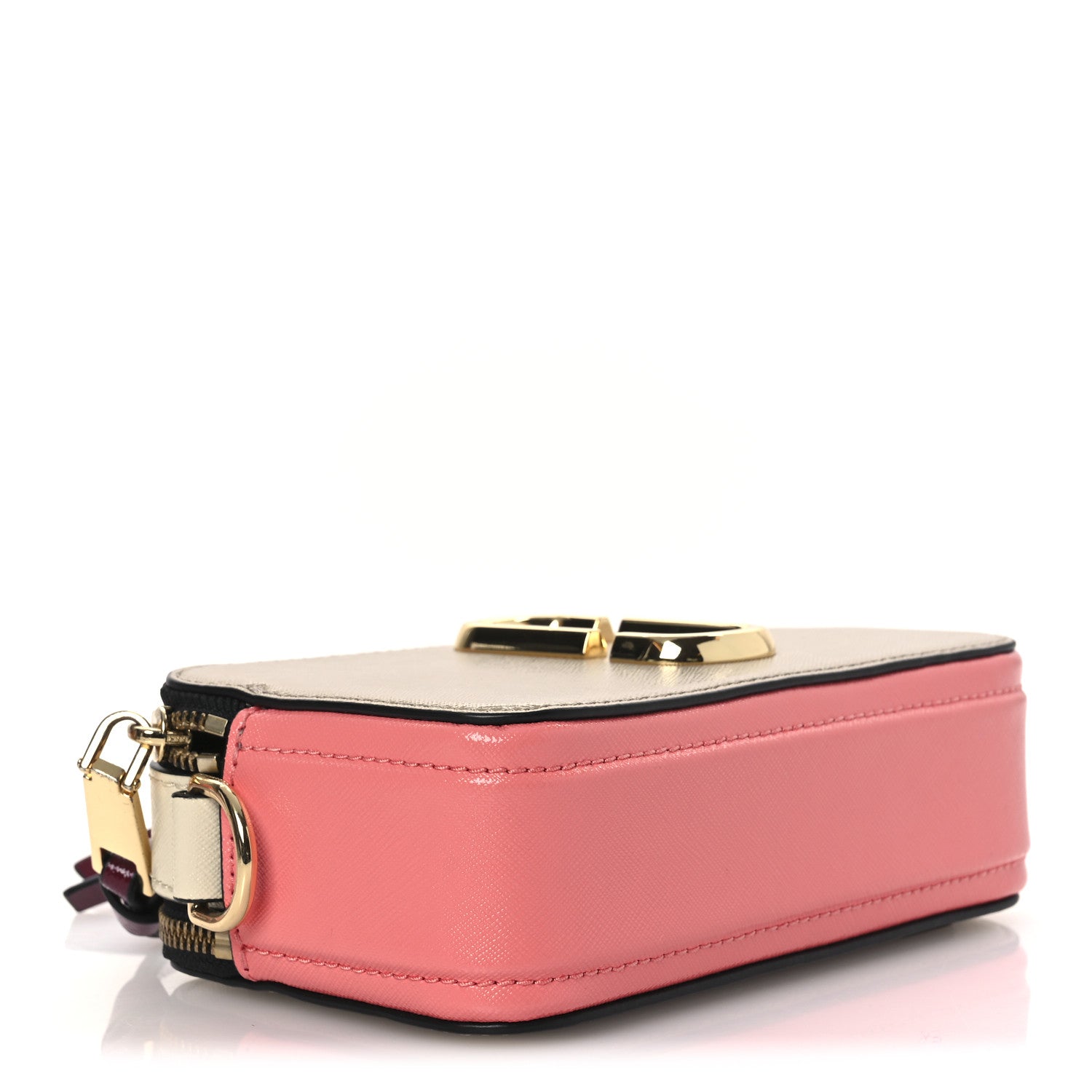 Marc Jacobs Saffiano Small Snapshot Camera Bag Coral Multi 4 of 12