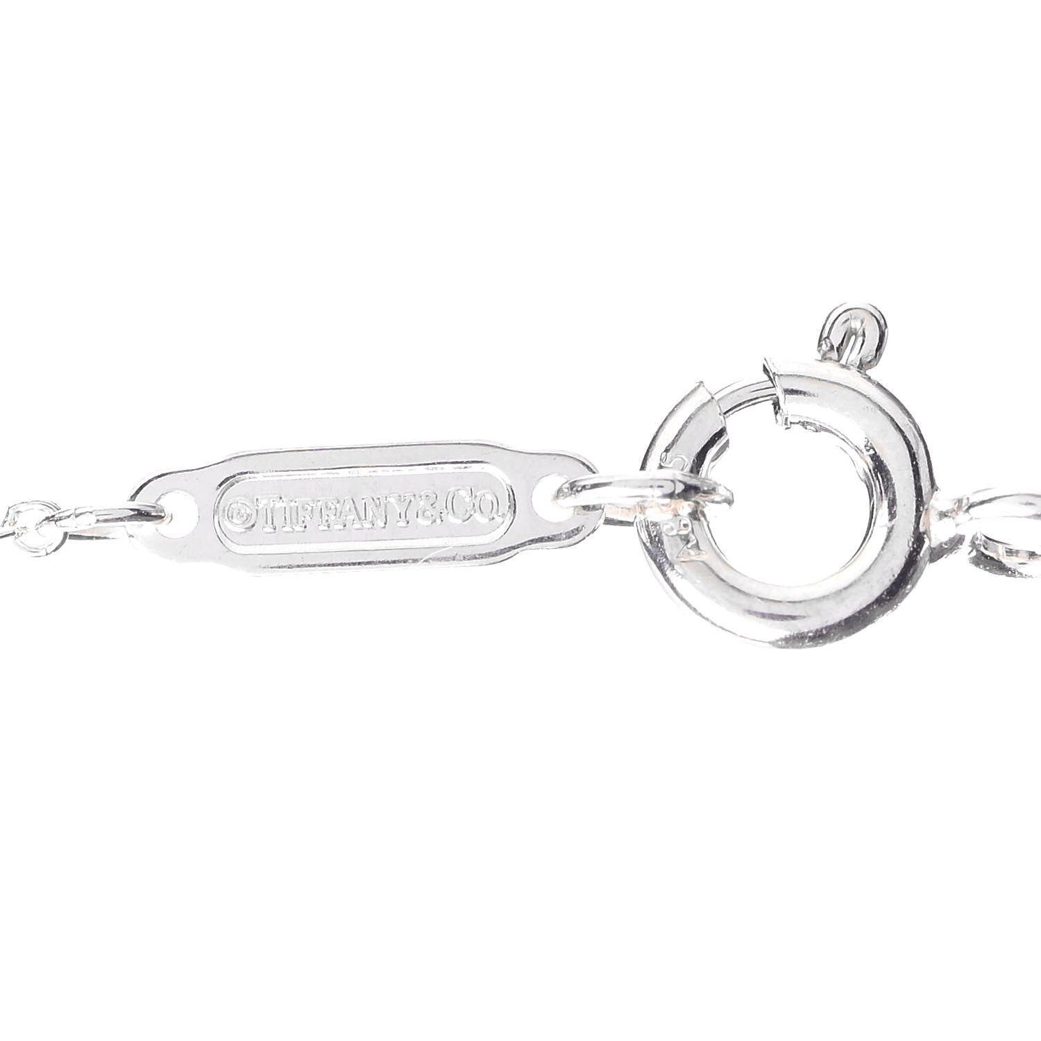 Tiffany Sterling Silver 16mm Elsa Peretti Open Heart Pendant Necklace 4 of 4