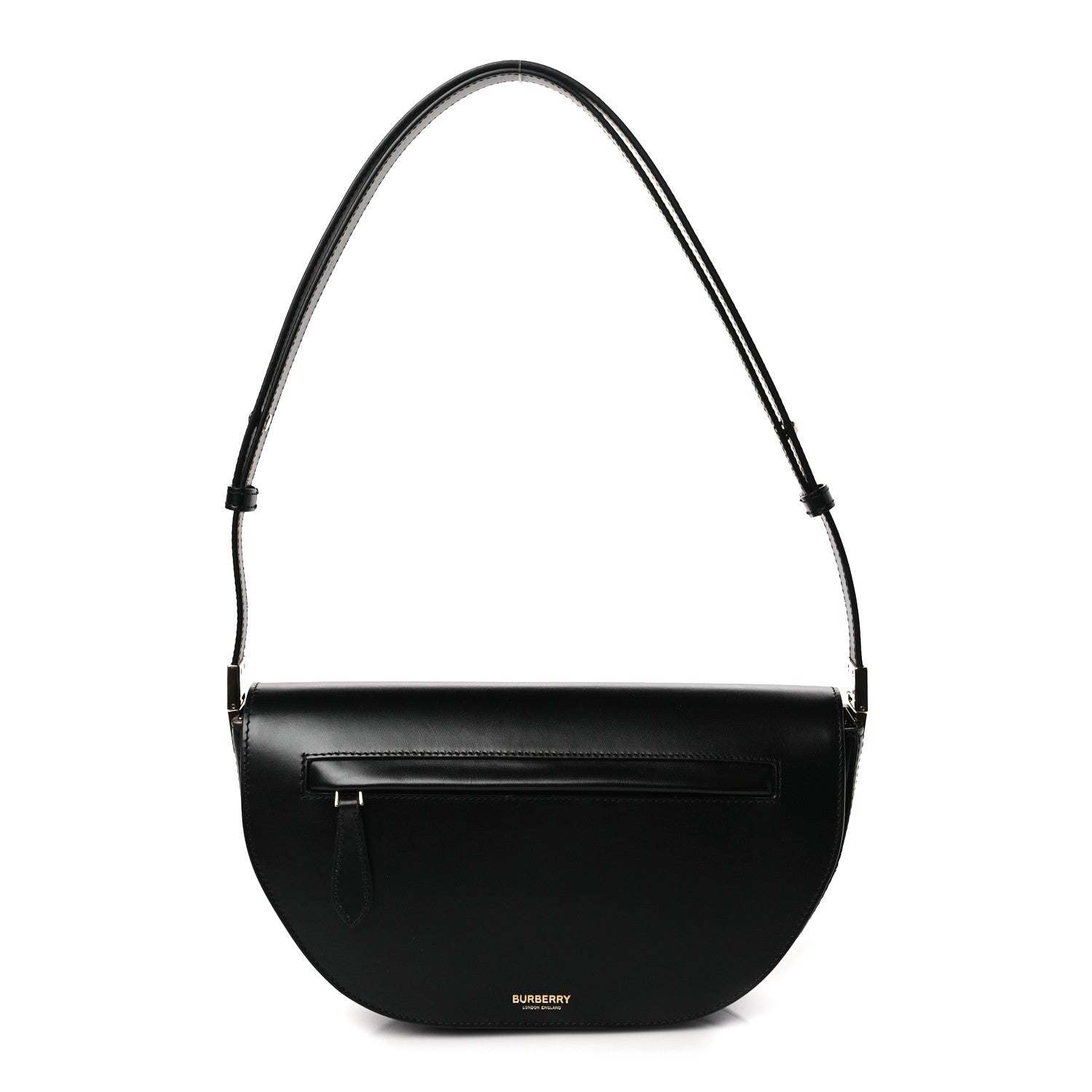 Burberry Calfskin Small Olympia Shoulder Bag Black 1 of 8