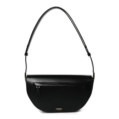 Burberry Calfskin Small Olympia Shoulder Bag Black 1 of 8