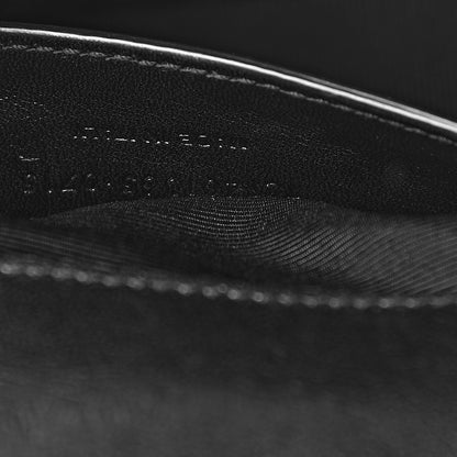 Saint Laurent Sheepskin Matelasse Medium Monogram College Punk Chain Satchel Black 7 of 10