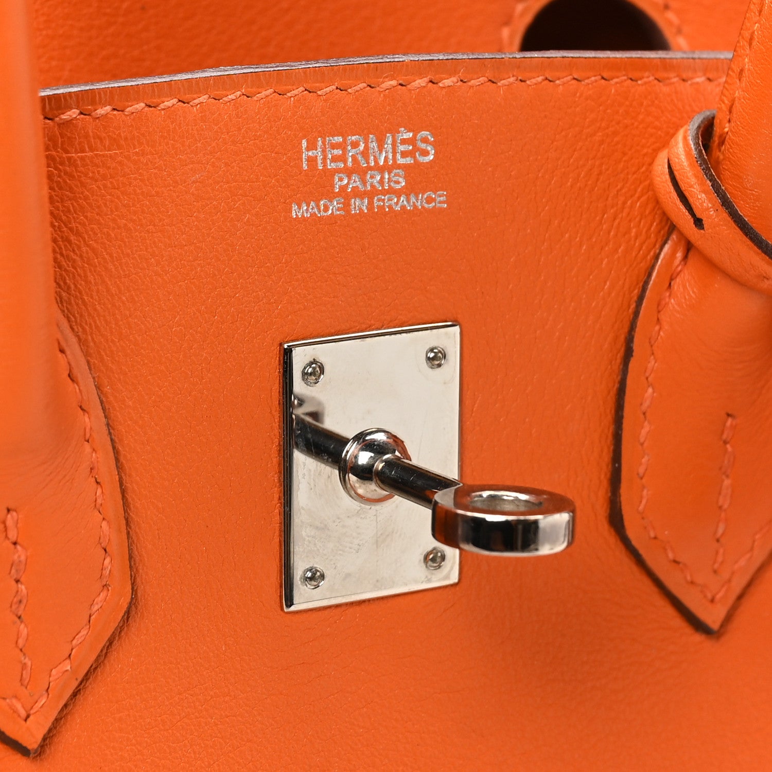 Hermes Swift Birkin 25 Orange 7 of 10