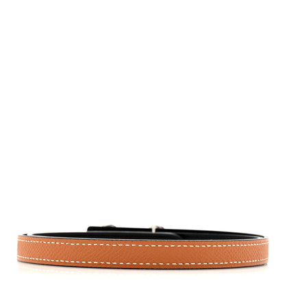 Hermes Epsom Swift 24mm Heritage Belt 75 30 Gold Black 2 of 7