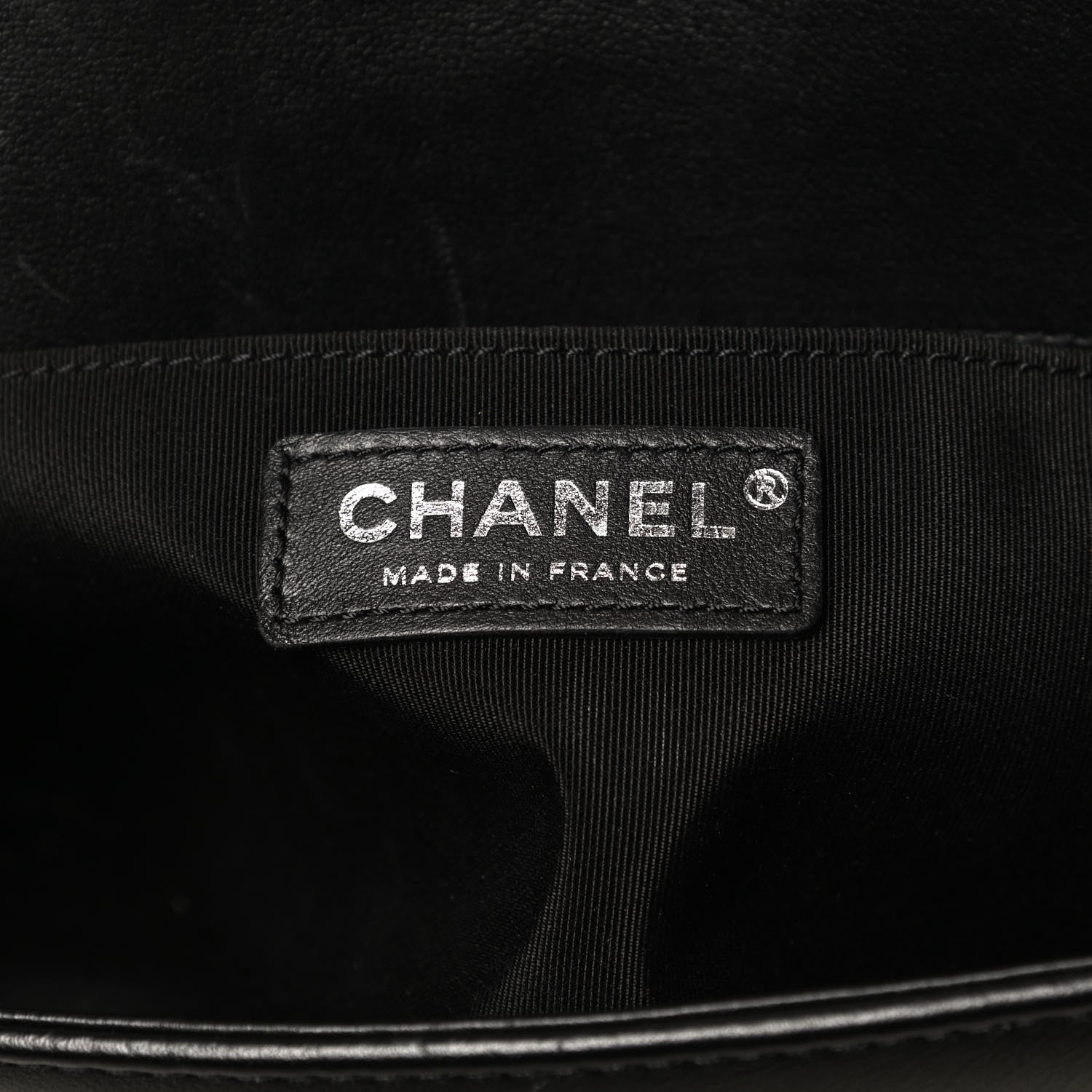 Chanel Lambskin Quilted Medium Boy Flap Black 6 of 13