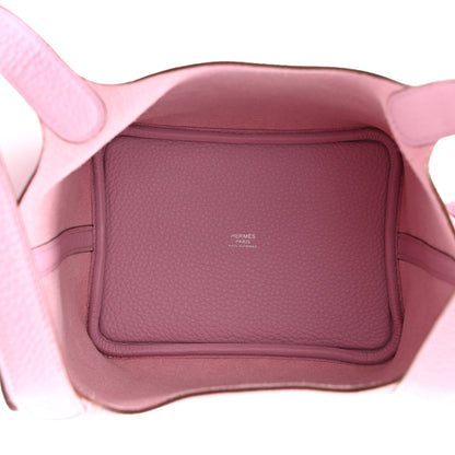 Hermes Taurillon Clemence Picotin Lock 18 PM Mauve Sylvestre 5 of 11
