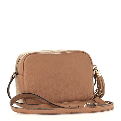 Gucci Pebbled Calfskin Small Soho Disco Bag Camelia 2 of 11
