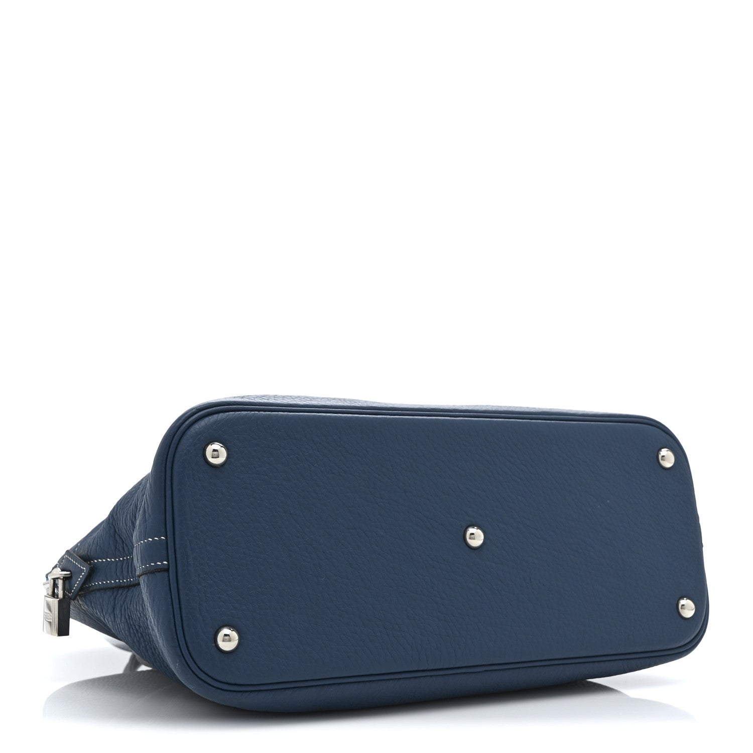 Hermes Taurillon Clemence Bolide 35 Bleu Agate 4 of 11