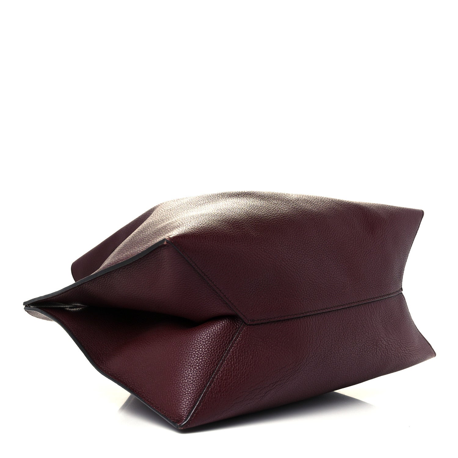Mulberry Grained Calfskin Small Tyndale Bucket Bag Burgundy 4 of 10