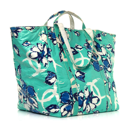 Chanel PVC Floral Print Tote Multicolor 3 of 19