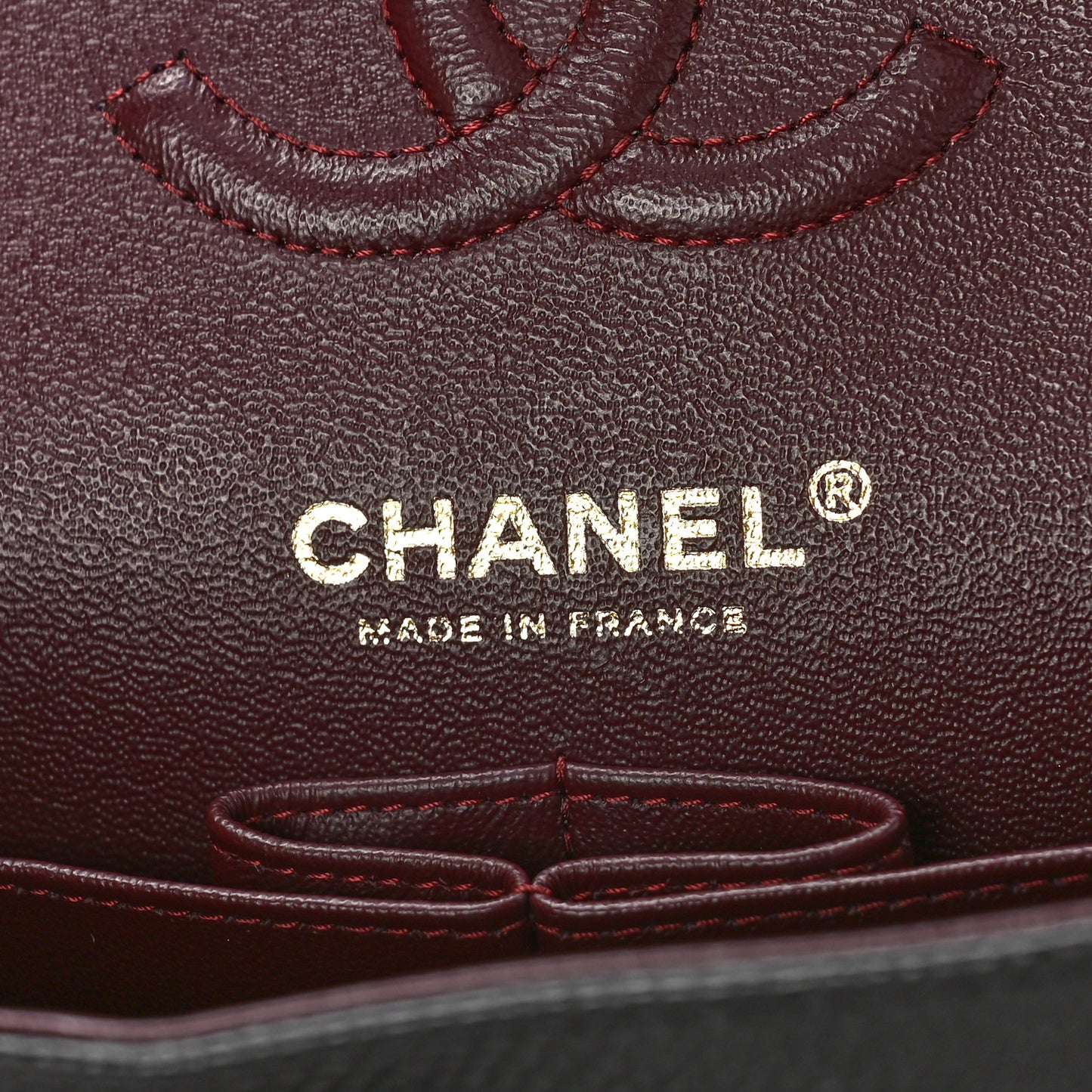 Caviar Quilted Small Double Flap Black
