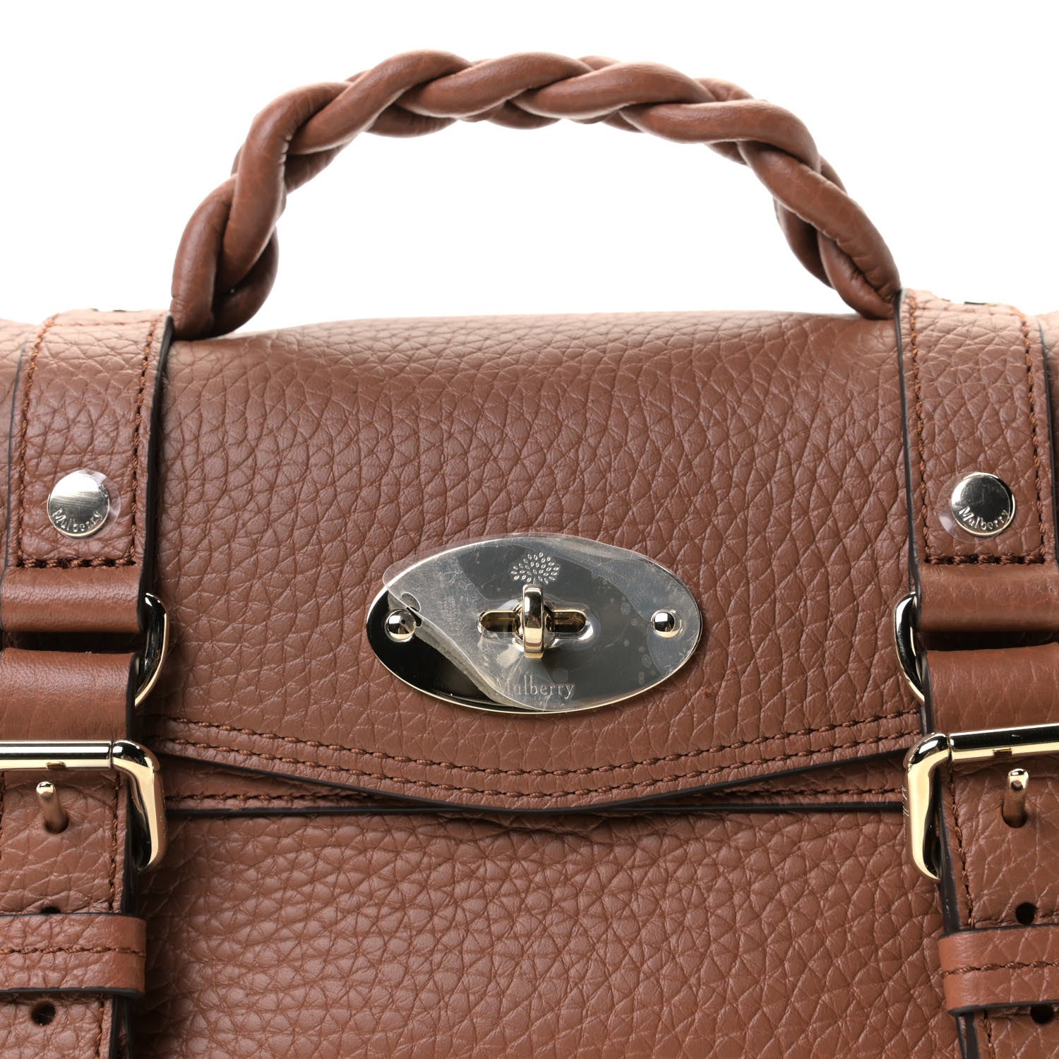 Mulberry Heavy Grain Mini Alexa Chestnut 15 of 17