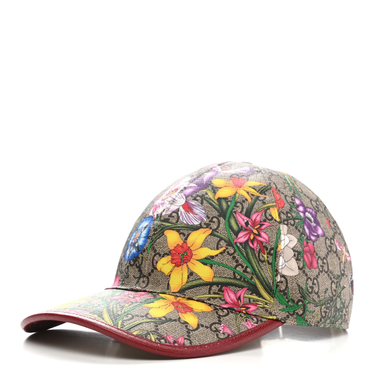 GG Supreme Flora Claudia Baseball Hat 56 S Red