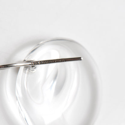 Tiffany Platinum Diamond Elsa Peretti Rock Crystal Disc Earrings 4 of 4