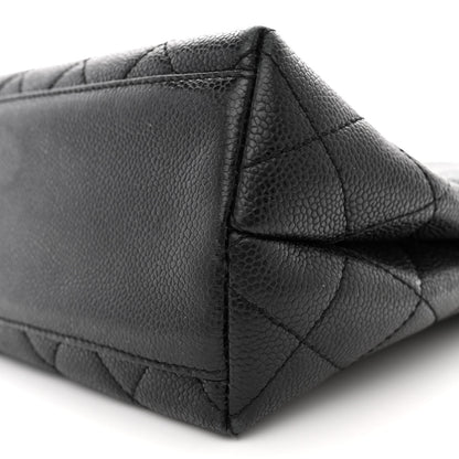 Chanel Caviar Quilted Jumbo Kelly Flap Black 9 of 13