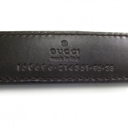 Gucci Guccissima Leather Chain Belt Brown 38 5 of 5