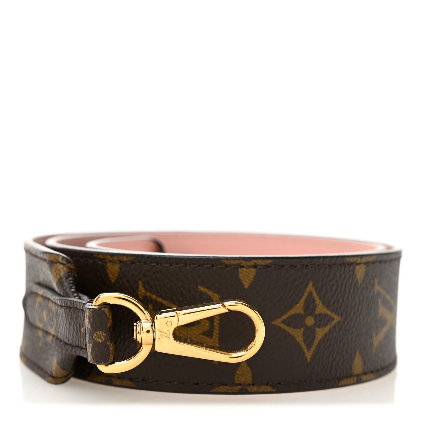 Monogram Bandouliere Shoulder Strap Rose Poudre