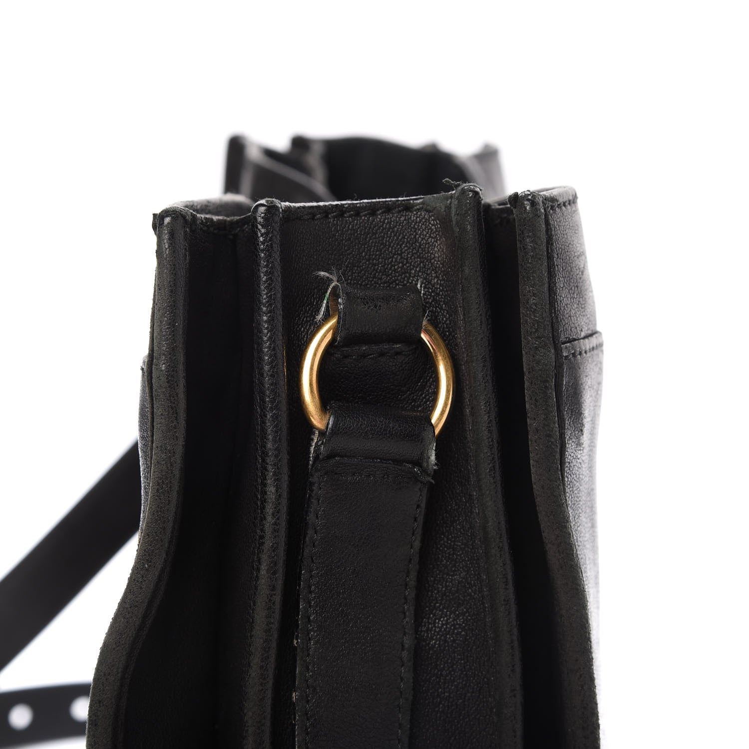 Saint Laurent Sheepskin Medium Chyc Shoulder Bag Black 12 of 15