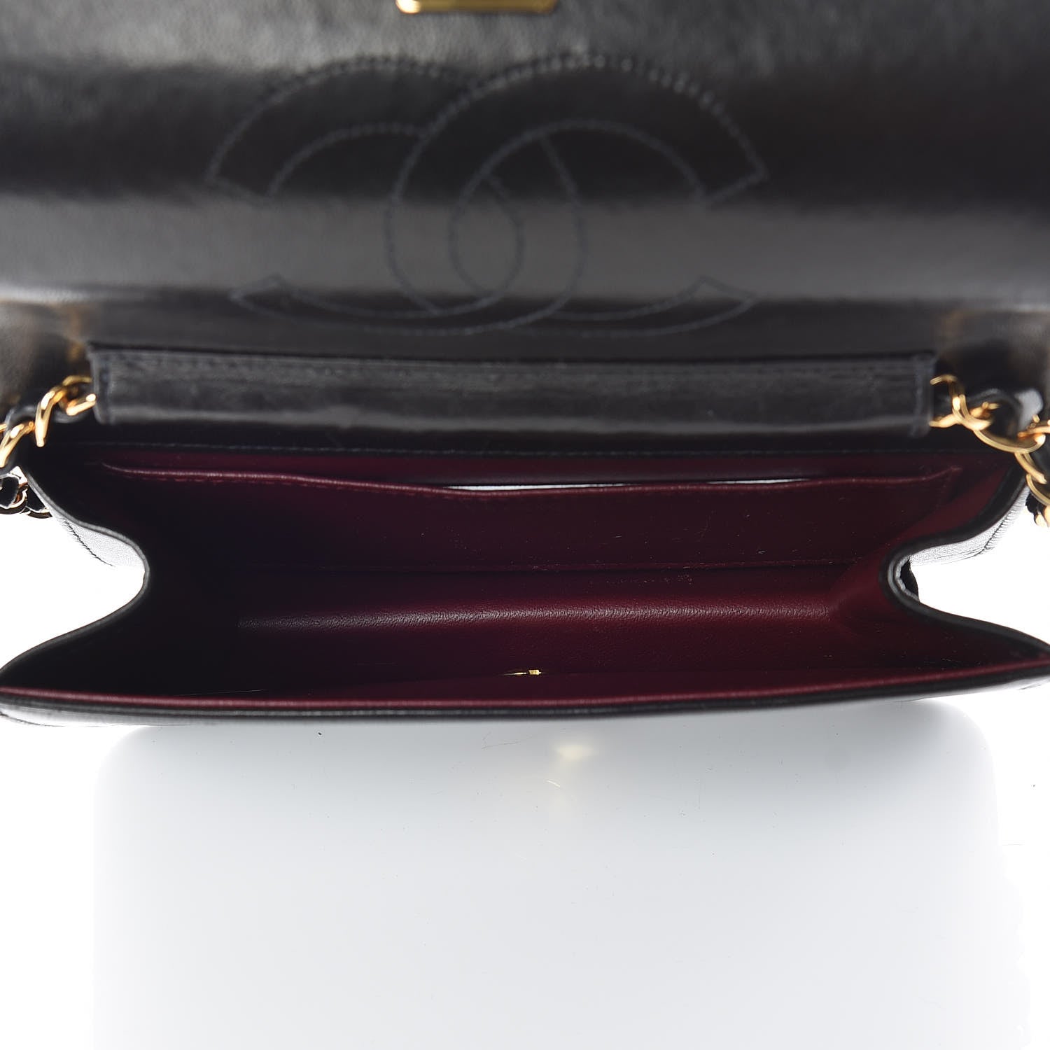 Chanel Lambskin Quilted Mini Flap Black 7 of 14