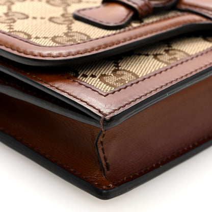 Gucci Monogram Lady Web Convertible Wallet Beige Cuir 8 of 10