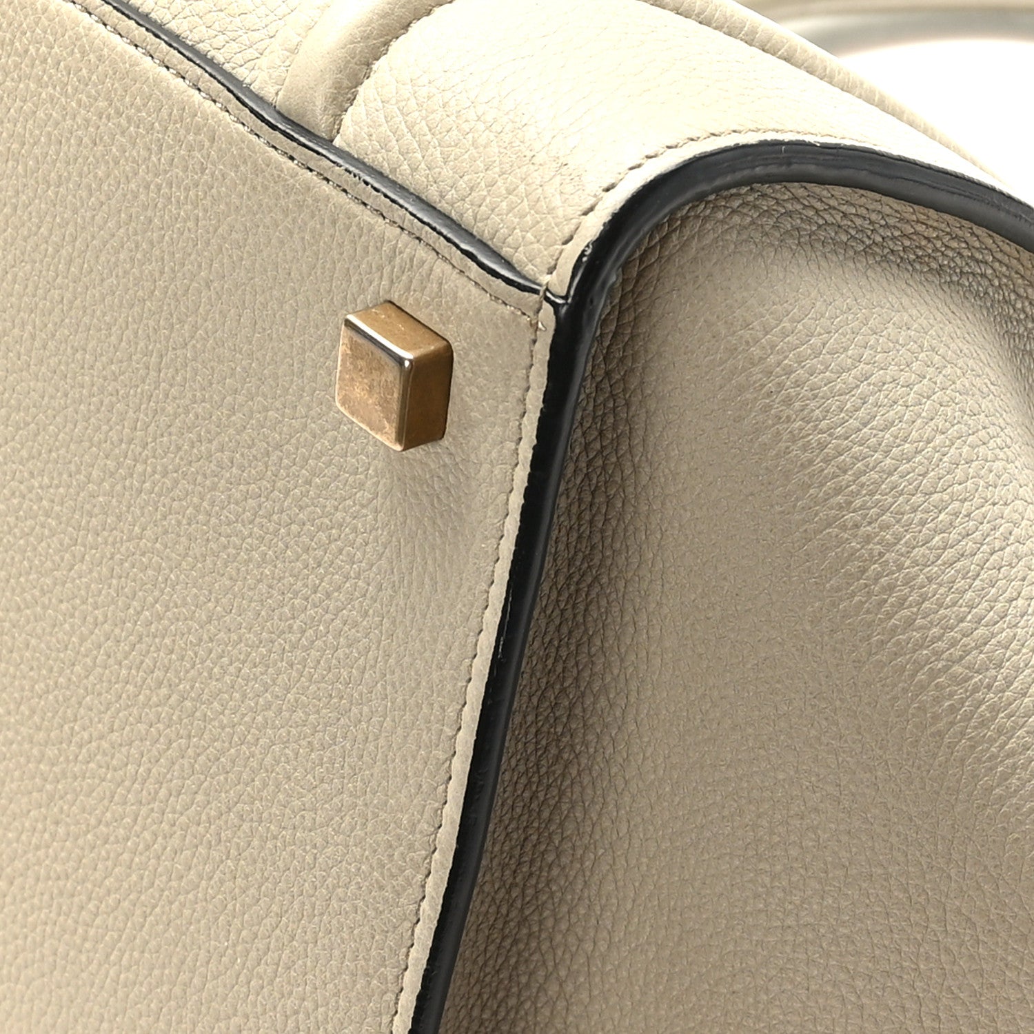 Celine Grained Calfskin Medium Phantom Luggage Taupe 9 of 11