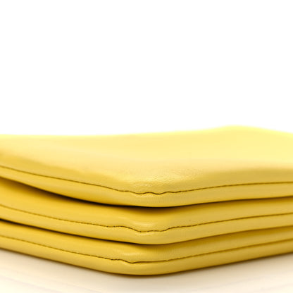 Celine Lambskin Small Trio Crossbody Bag Fluo Yellow 10 of 11
