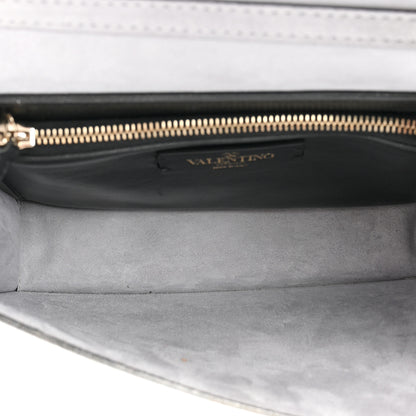 Valentino Garavani VALENTINO GARAVANI Metallic Nappa Small VCase Bag Platinum 5 of 12