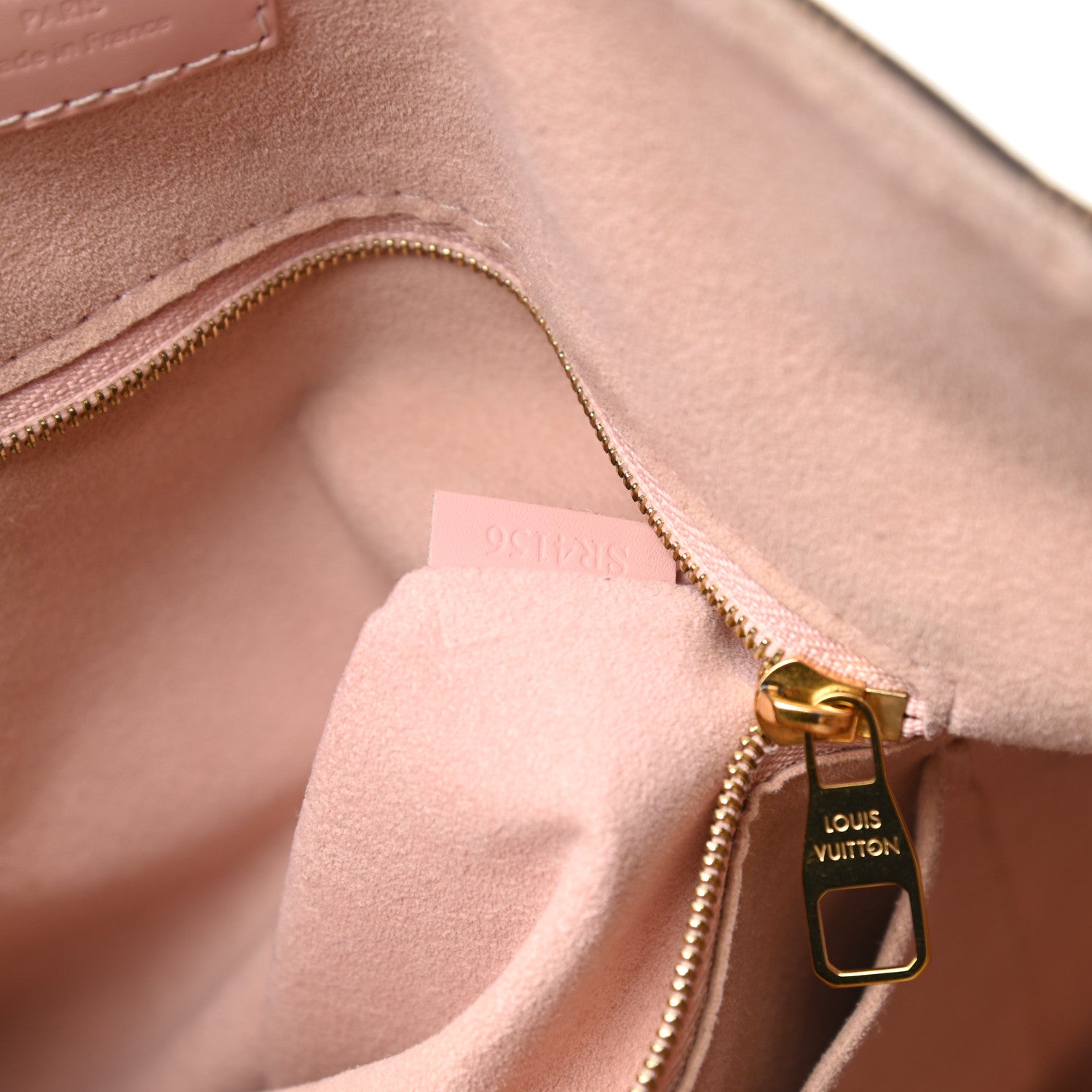 Louis Vuitton Damier Ebene Caissa Hobo Rose Ballerine 7 of 11