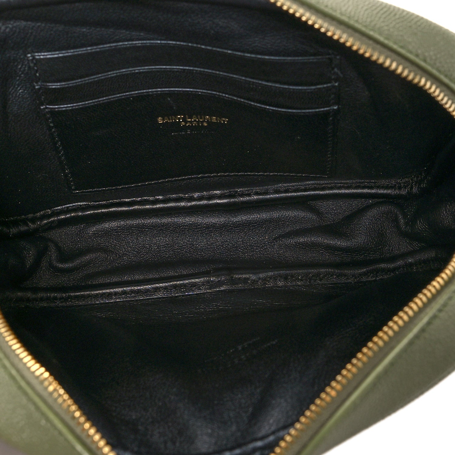 Saint Laurent Grain De Poudre Matelasse Monogram Mini Lou Camera Bag Light Sage 6 of 9