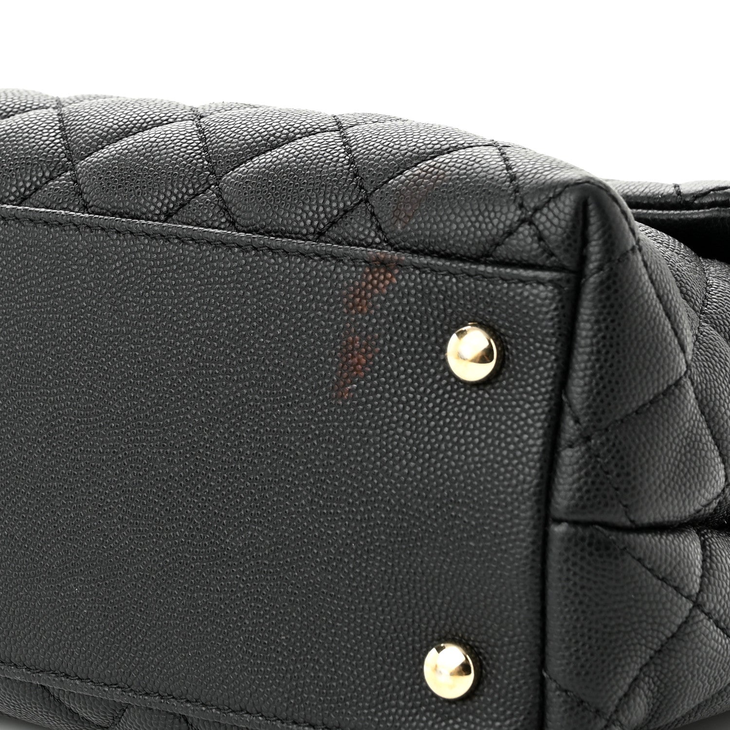 Chanel Caviar Quilted Medium Coco Handle Flap Black 11 of 11