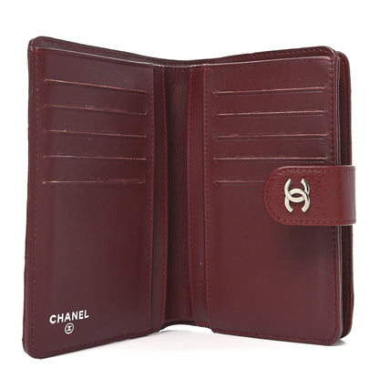 Chanel Caviar Quilted CC French Wallet Red 5 of 9