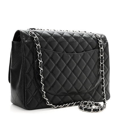 Chanel Caviar Quilted Maxi Double Flap Black 3 of 16