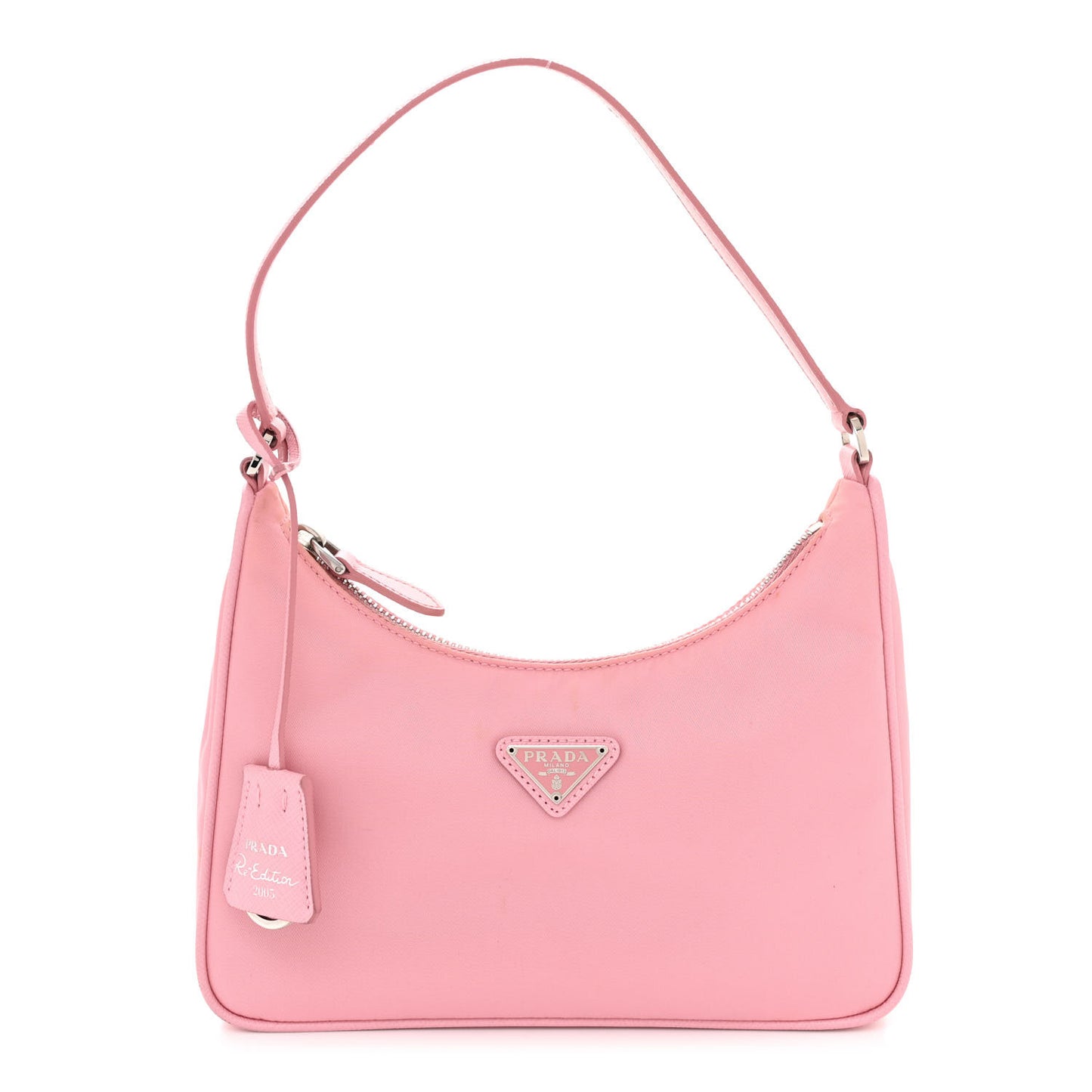 Re-Nylon Saffiano Mini Re-Edition 2005 Bag Rosa