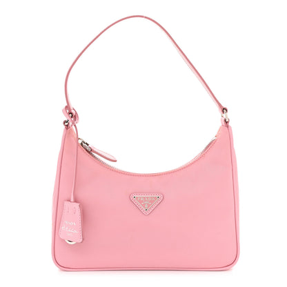 Prada Re-Nylon Saffiano Mini Re-Edition 2005 Bag Rosa 1 of 11