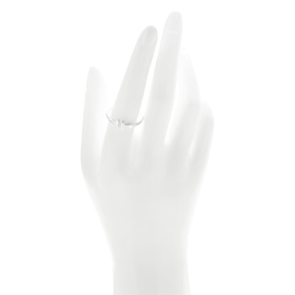 Tiffany 18K White Gold T Wire Ring 59 8.75 2 of 5