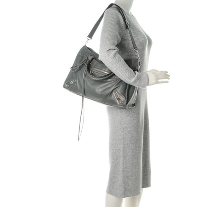 Balenciaga Agneau Silver Metallic Edge Hardware City Gris Cendre 2 of 8