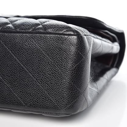 Chanel Caviar Quilted Jumbo Double Flap Black 11 of 11