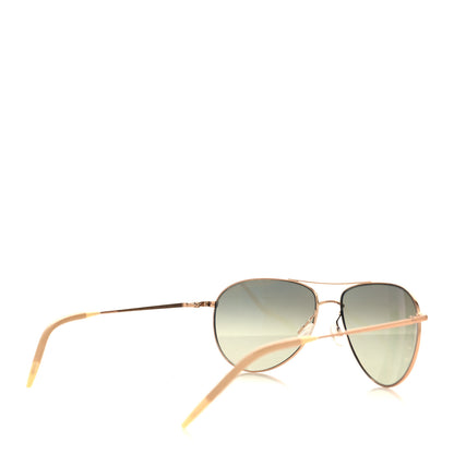 Oliver Peoples Metal Benedict Aviator Sunglasses OV1002S G-15 Gradient 4 of 7