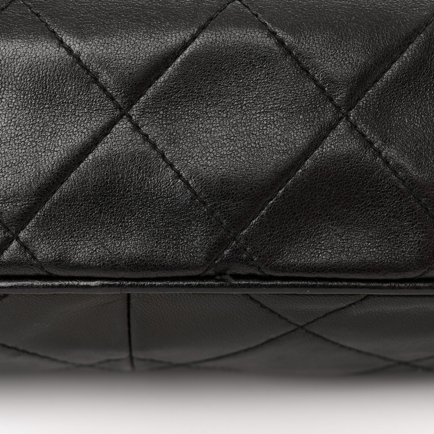 Chanel Lambskin Quilted Tassel Camera Case Black 14 of 14