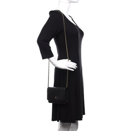 Chanel Caviar Quilted Wallet On Chain WOC Black 2 of 11