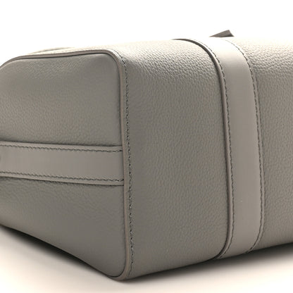 Louis Vuitton Grained Calfskin Aerogram City Keepall Gris 7 of 8