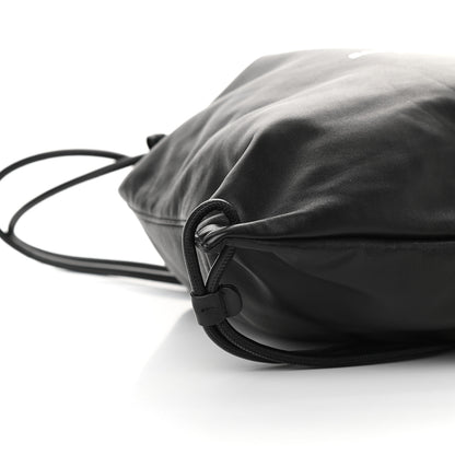 Saint Laurent Lambskin Teddy Drawstring Backpack 7 of 8