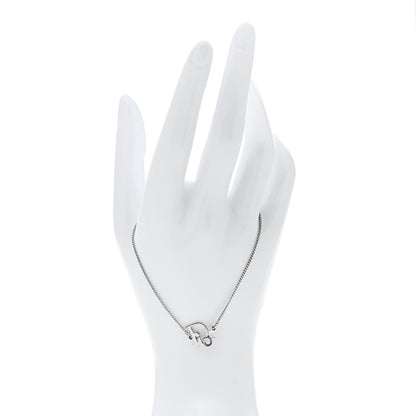 Christian Dior Metal Logo Bracelet Silver 2 of 4