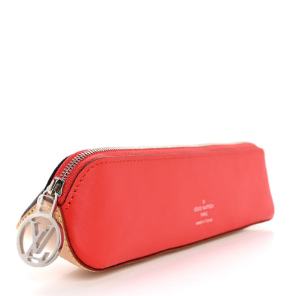 Louis Vuitton Monogram Elizabeth Pencil Pouch Red 3 of 8