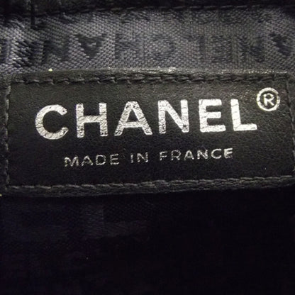 Chanel Canvas Pleated Symbols Pochette Black 8 of 10